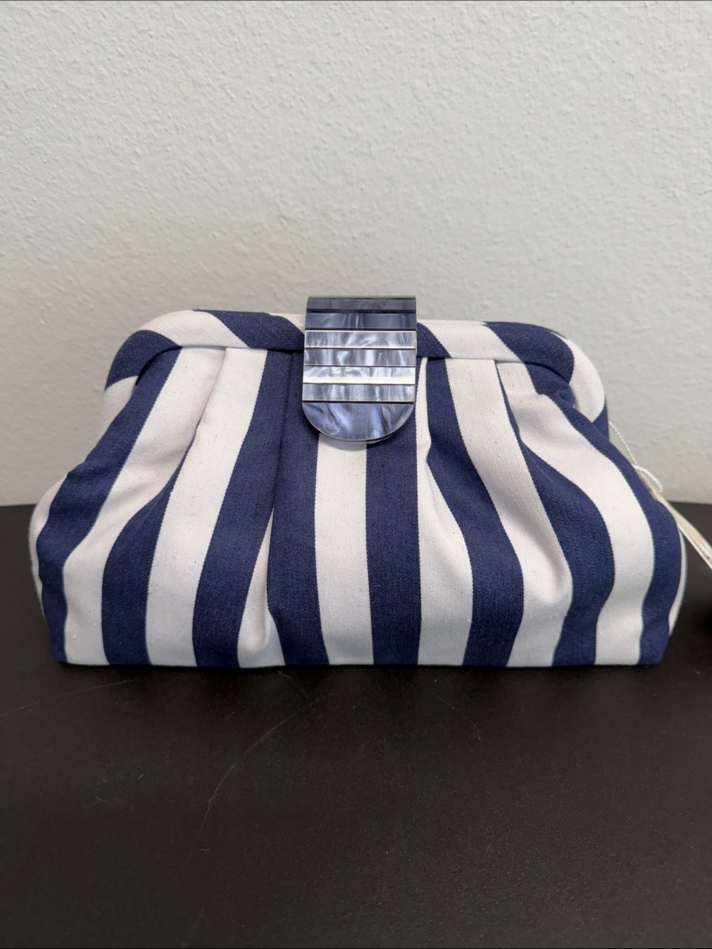 Tommy Bahama | Coastal Striped Resort Vacation Clutch w/ Chain Crossbody Strap 🌴